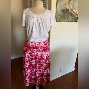 Pretty Top and skirt combo Charter Club White Petite Top with skirt